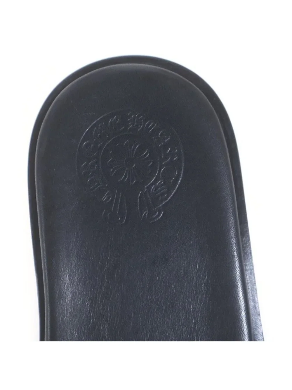 Chrome Hearts Chomper Leather Patch Sandal